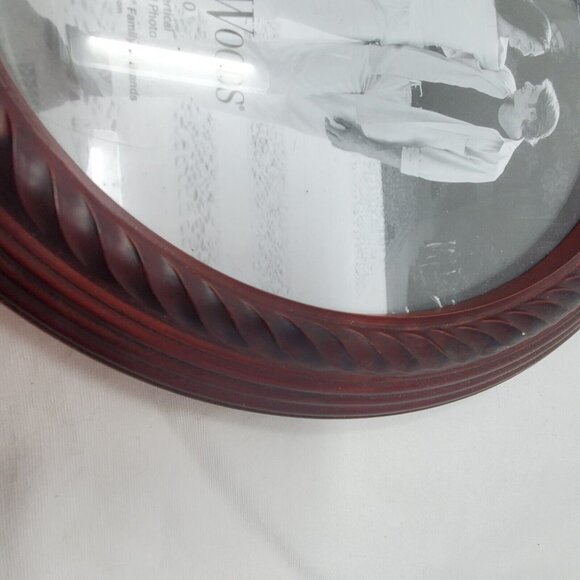 Mahogany Stained Oval 8x10 Rare Woods by Burnes & Boston Photo Frame - Picture 11 of 11